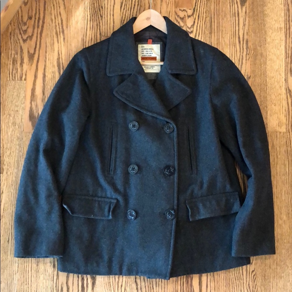 Abercrombie & Fitch Classic Pea Coat